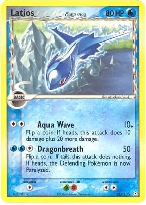Latios δ #122, Japanese PCG-P Promos McDonald's