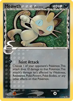 Meowth δ #127, McDonald's