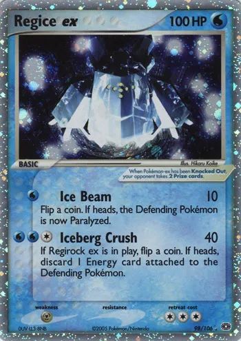 Regice ex #001, Japanese PLAY Promos 1st Season Subscription