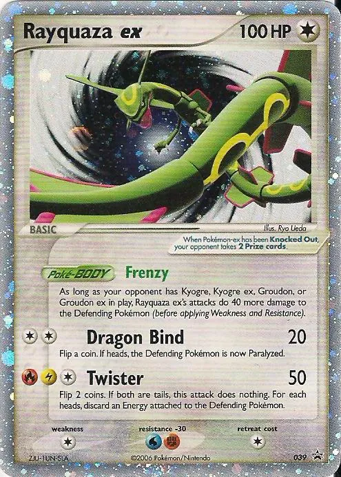 Rayquaza ex #029, Japanese PLAY Promos Limited Edition Starter Kit