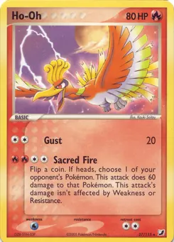 Ho-Oh #002, Pokepark Blue