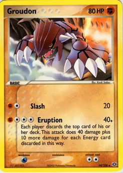 Groudon #042, Pokepark Grand Opening