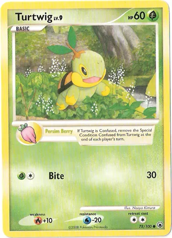 Turtwig #001, Japanese PPP Promos Fan Club 2,000 Exp Pts.