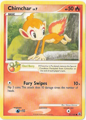 Chimchar #002, Japanese PPP Promos Fan Club 2,000 Exp Pts.