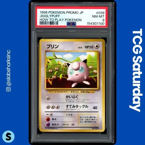 Jigglypuff #39, Japanese Vintage Promos Non-Glossy, Singing