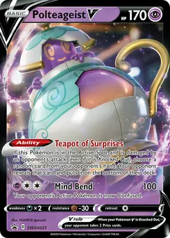 Polteageist V #040, Pokemon Card Gym