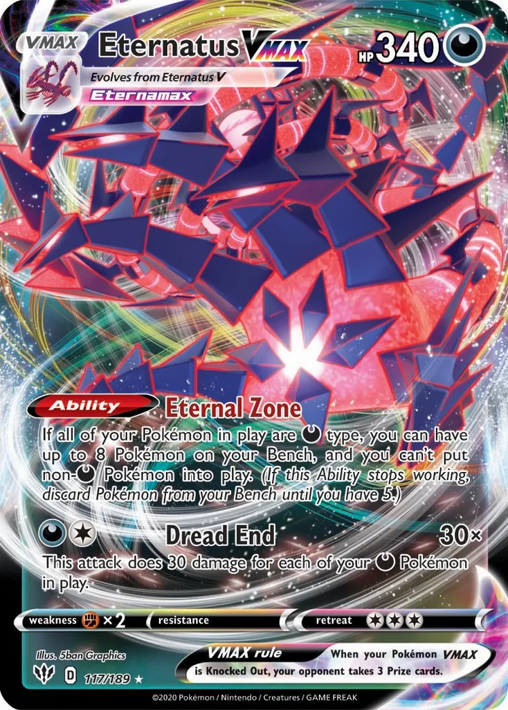 Eternatus VMAX #080, Japanese S-P Promos Eternatus Challenge Campaign