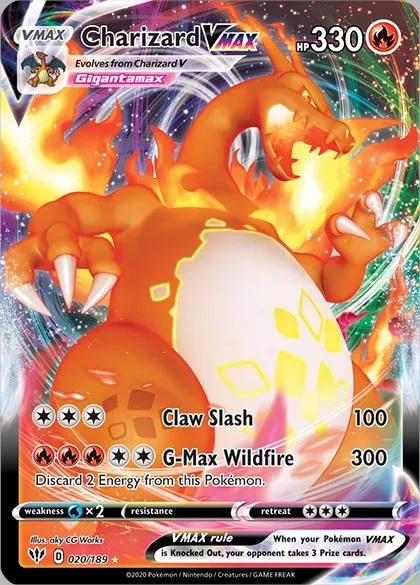 Charizard VMAX #104, Japanese S-P Promos Charizard HR Winner