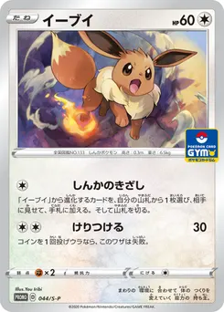 Eevee #044, Pokemon Card Gym