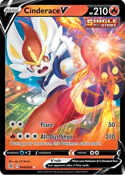 Cinderace V #168, Single Strike and Rapid Strike Start Dash Campaign Phase 1