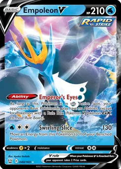 Empoleon V #184, Gengar Vmax & Inteleon Vmax High-Class Double Box