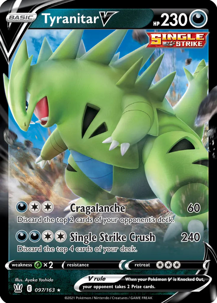 Tyranitar V #185, Japanese S-P Promos Gengar Vmax & Inteleon Vmax High-Class Double Box