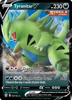Tyranitar V #185, Gengar Vmax & Inteleon Vmax High-Class Double Box