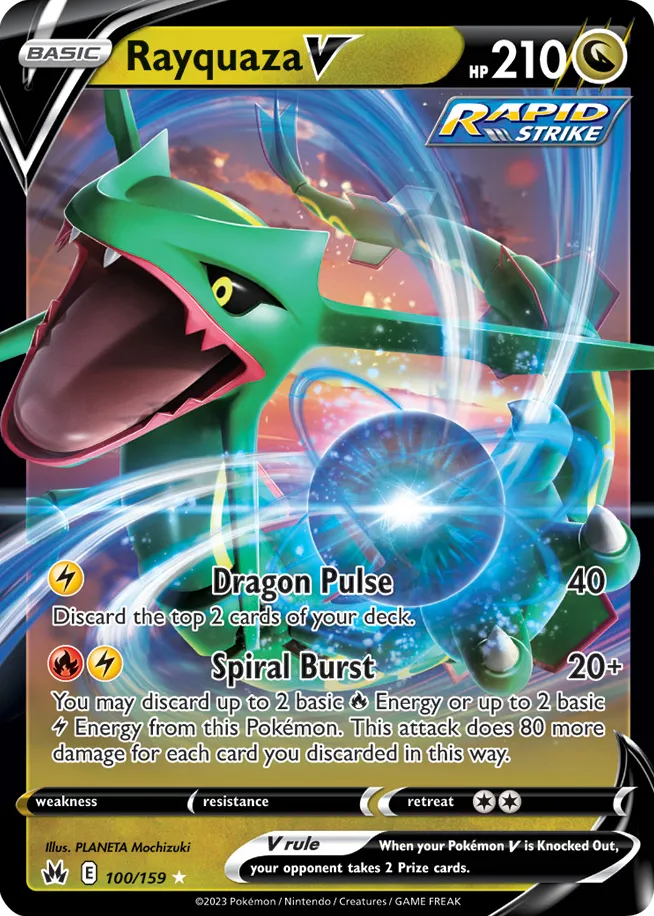 Rayquaza V #210, Japanese S-P Promos Dragon Pokemon V Campaign