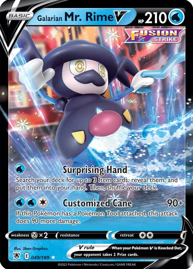 Galarian Mr. Rime V #235, Japanese S-P Promos Pokemon Card Gym