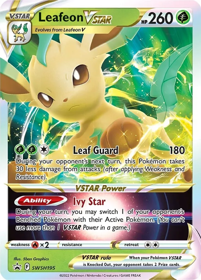 Leafeon VSTAR #269, Japanese S-P Promos Grass Leafeon Vstar Special Card Set