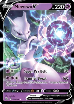Mewtwo V #273, Pokemon Go Special Set