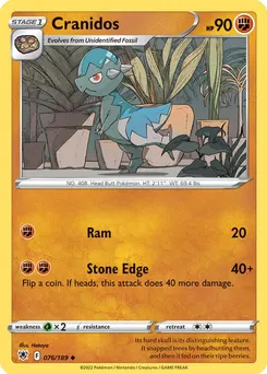 Cranidos #281, Standard