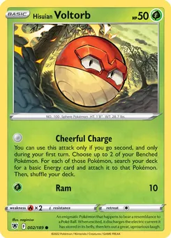 Hisuian Voltorb #307, Standard