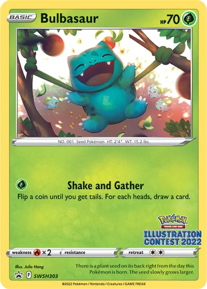 Bulbasaur #337, Japanese S-P Promos Illustration Contest 2022