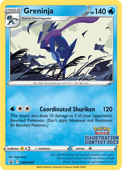 Greninja #339, Japanese S-P Promos Illustration Contest 2022