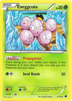 Exeggcute #341, Standard