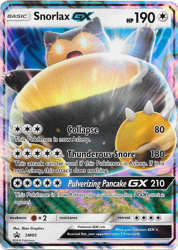 Snorlax-GX #001, Japanese SM-P Promos Sun & Moon