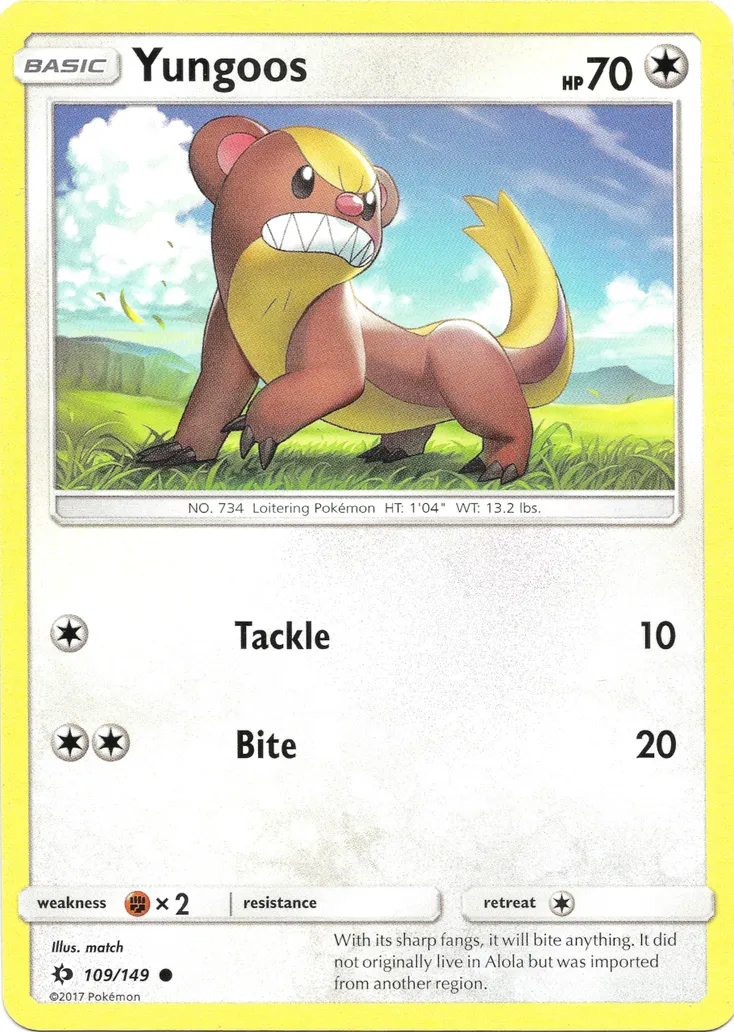 Yungoos #004, Japanese SM-P Promos