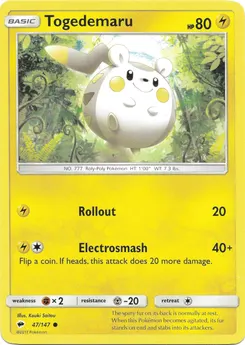 Togedemaru #011, Pokemon Card Game Classroom/Togedemaru Decks