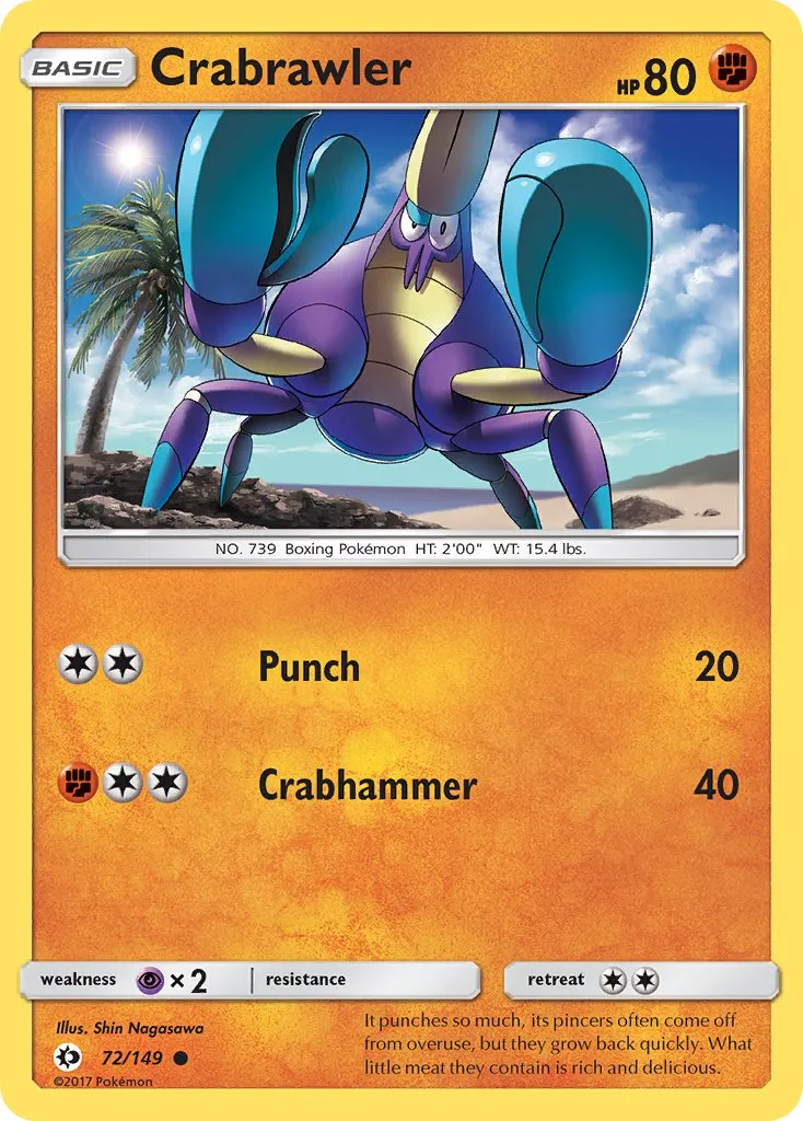 Crabrawler #026, Japanese SM-P Promos