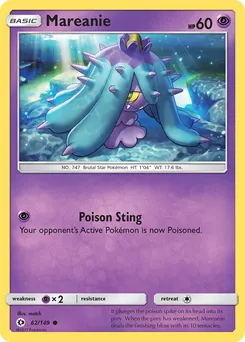 Mareanie #056, Pikachu's Easter Booster Pack