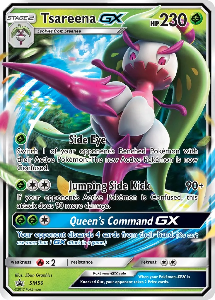 Tsareena-GX #065, Japanese SM-P Promos Pokemon Card Festa