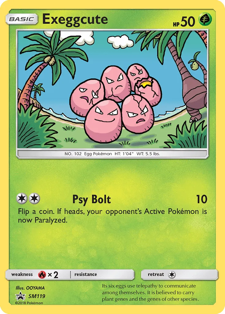 Exeggcute #099, Japanese SM-P Promos