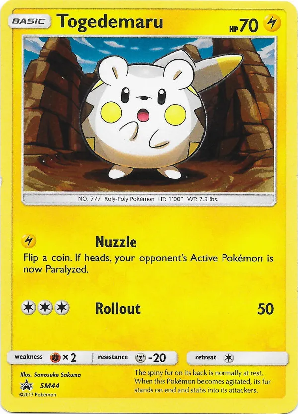 Togedemaru #110, Japanese SM-P Promos
