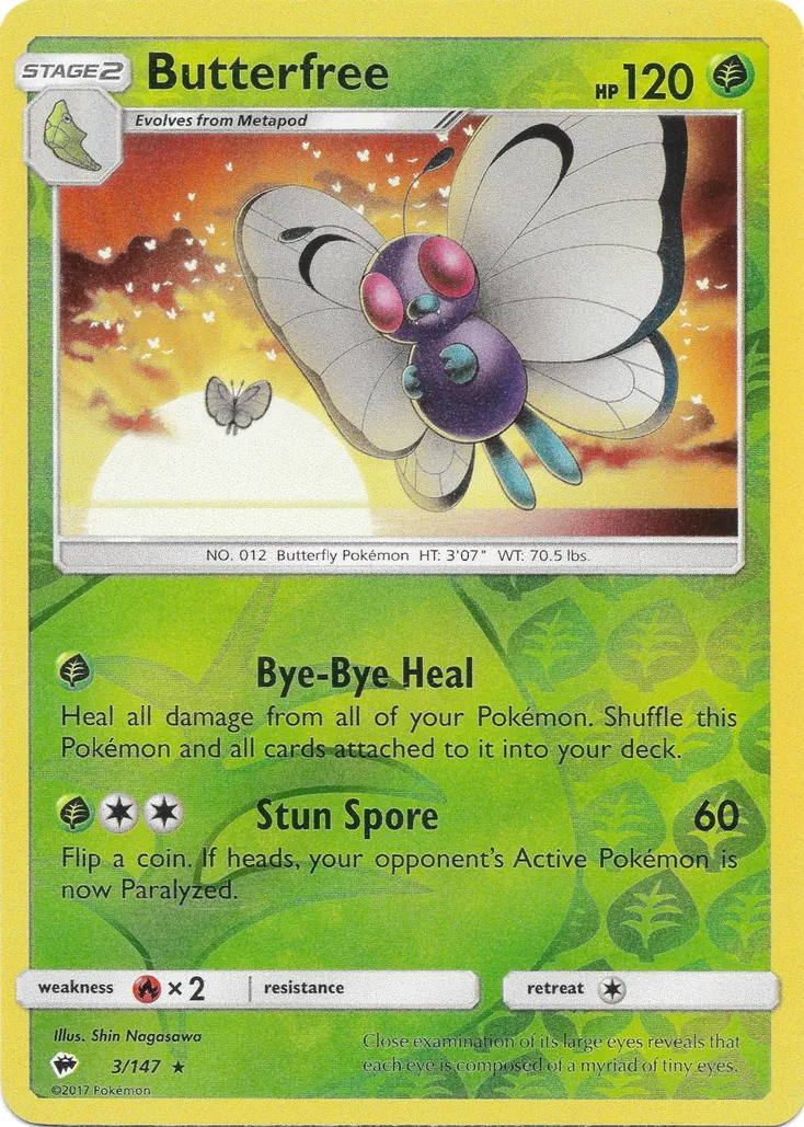 Butterfree #111, Japanese SM-P Promos Midsummer's Pika Pika Alola Festival Pack