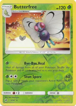 Butterfree #111, Midsummer's Pika Pika Alola Festival Pack