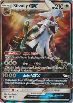 Silvally-GX #122, Sparkling Silvally Get