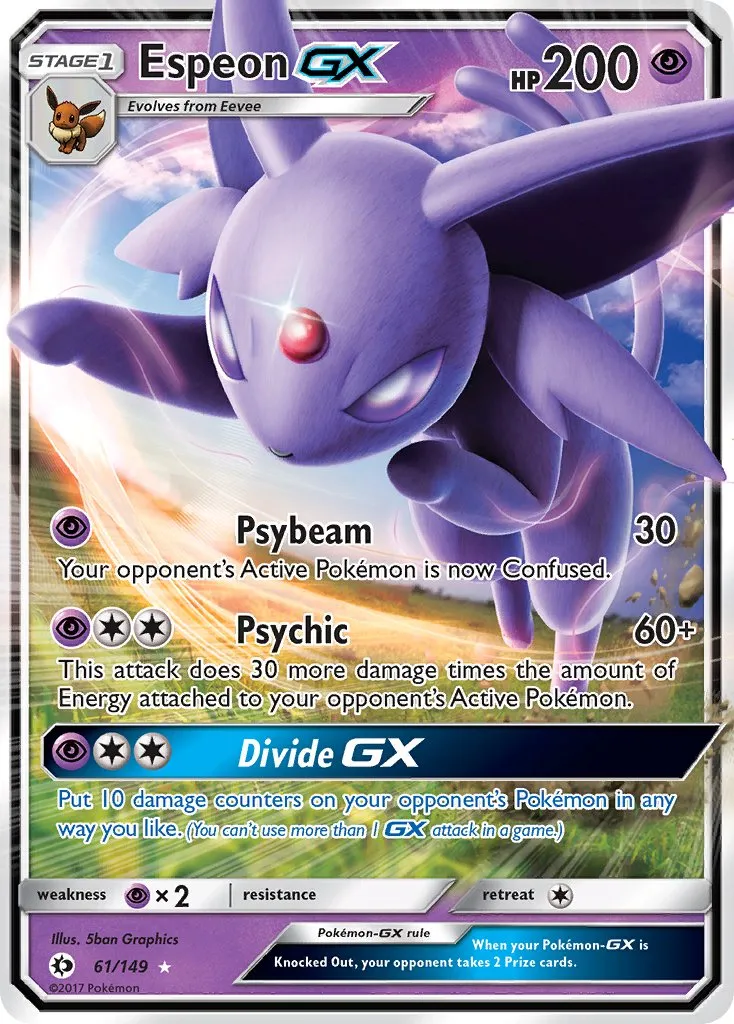 Espeon-GX #124, Japanese SM-P Promos Champion's League Yokohama 2018