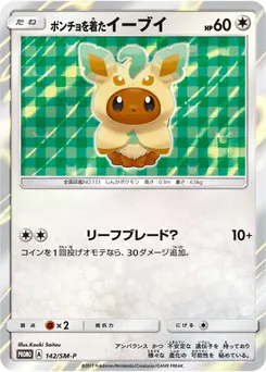Poncho-wearing Eevee #142, Eevee Mega Campaign
