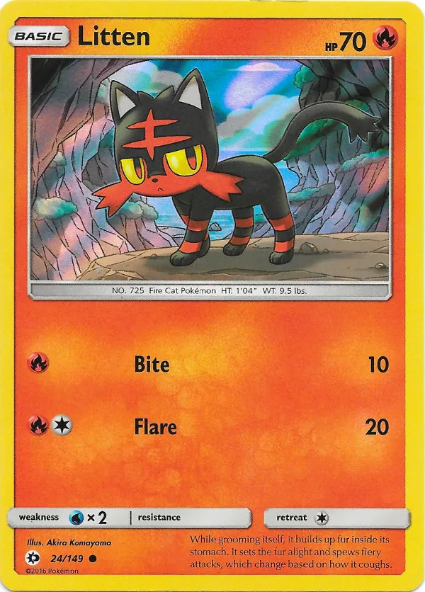 Litten #063, Japanese SM-P Promos Pokemon Card Festa