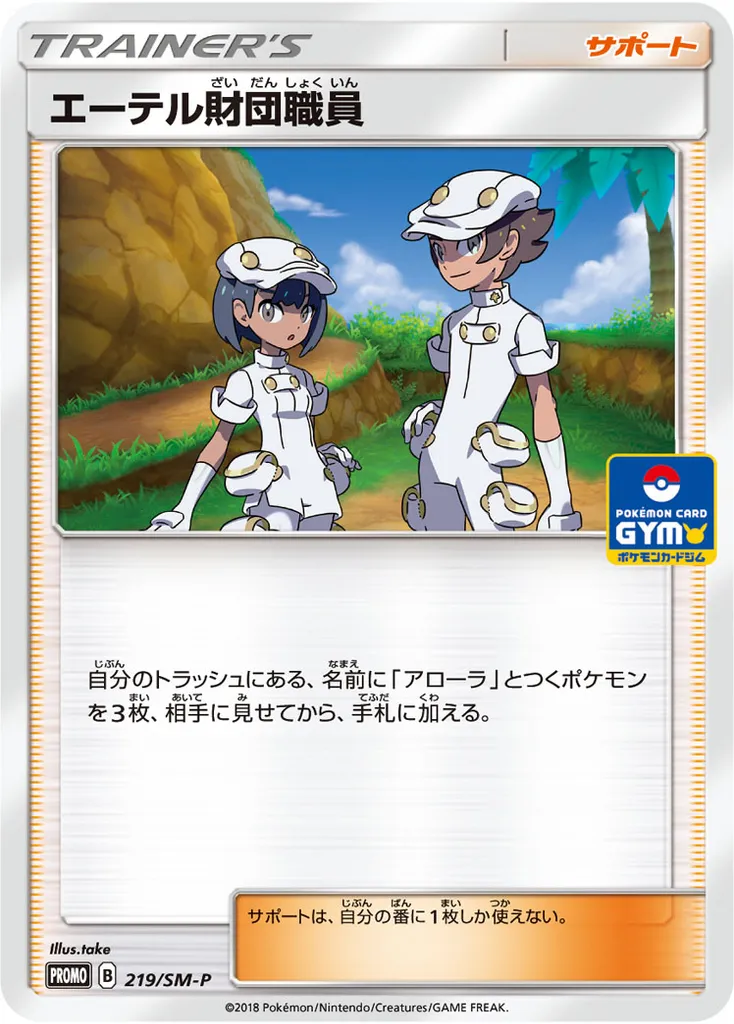 Aether Foundation Employee #219, Japanese SM-P Promos