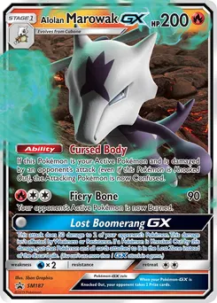 Alolan Marowak-GX #252, Pokemon Card Gym