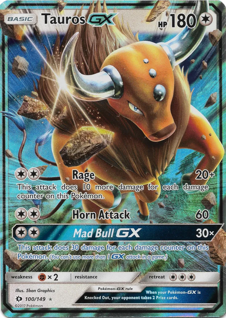 Tauros-GX #263, Japanese SM-P Promos GX Starter Deck Campaign