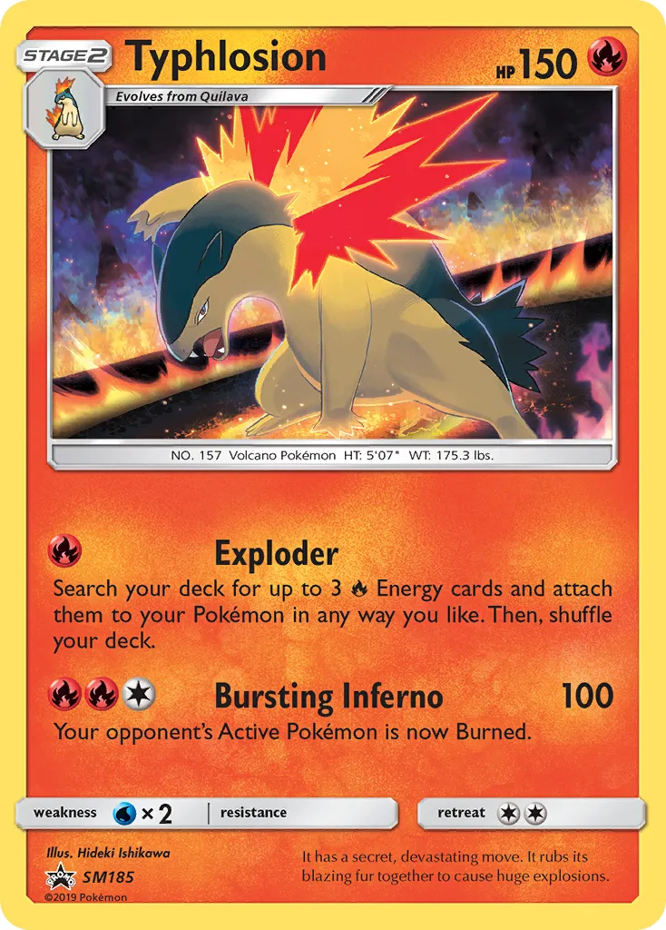 Typhlosion #265, Japanese SM-P Promos Corocoro Ichiban!