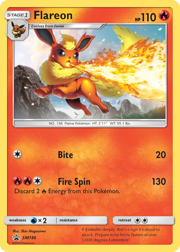 Flareon #274, Japanese SM-P Promos Jolteon-GX Deluxe Starter Set