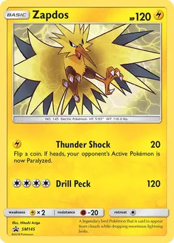 Zapdos #279, Toys R US Eevee-GX Battle Set