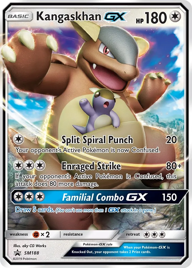 Kangaskhan-GX #303, Japanese SM-P Promos Pokemon Card Gym