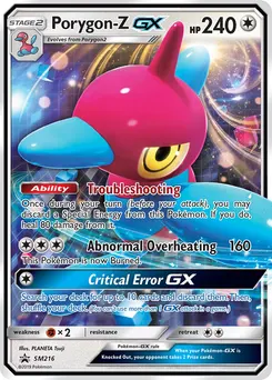 Porygon-Z-GX #317, Pokemon Card Gym