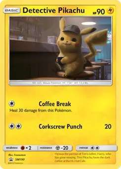 Detective Pikachu #339, Detective Pikachu Special Jumbo Card Pack: Mewtwo-GX Version