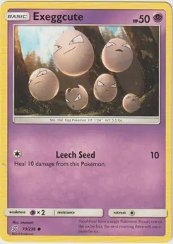Exeggcute #355, Pokemon Card Gym